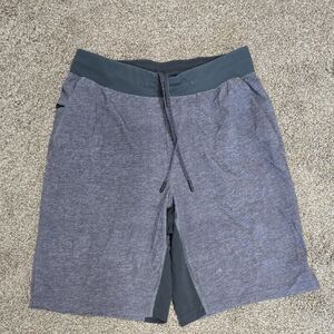 LuliMen's Gray Athletic Shorts